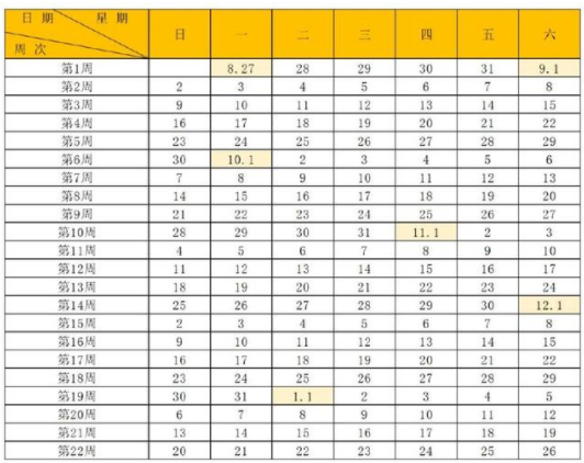 2018-2019年贵州中小学期末考试时间