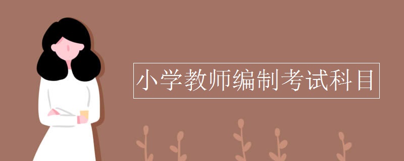 小学教师编制考试科目