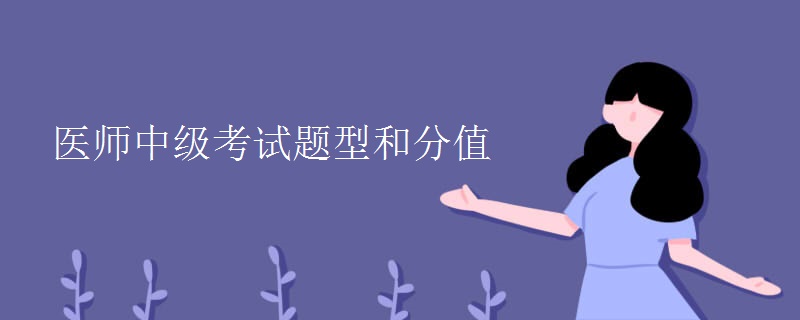 医师中级考试题型和分值