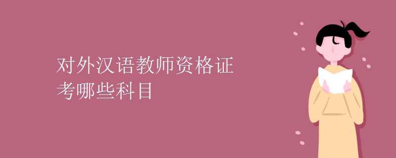 对外汉语教师资格证考哪些科目