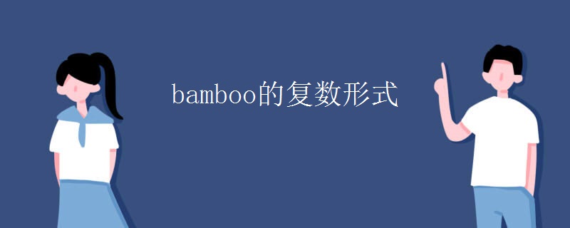 bamboo的复数形式