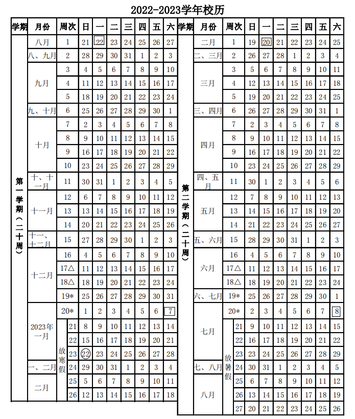 2023暨南大学暑假放假时间安排 几月几号开学