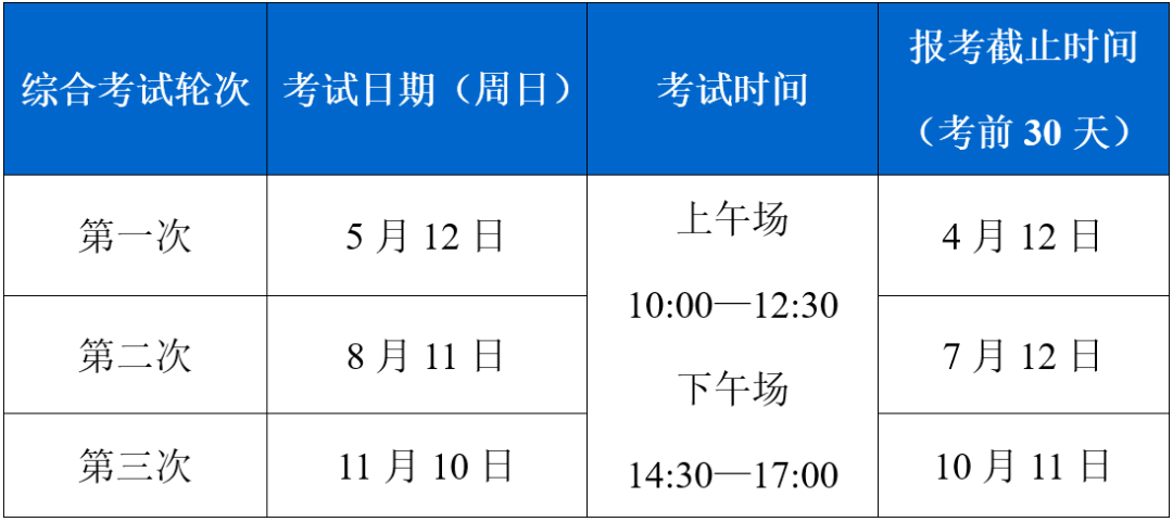 2024年心理咨询师考试时间安排表