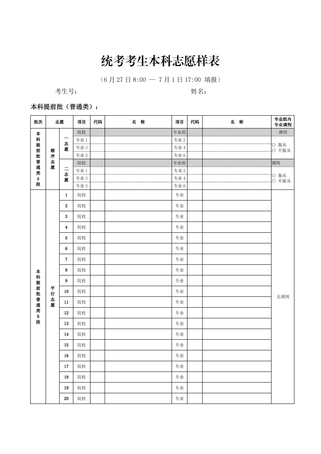 2024北京高考志愿填报样板图 报考技巧有哪些